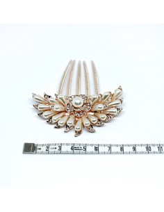 Broche or rosée perlée 2